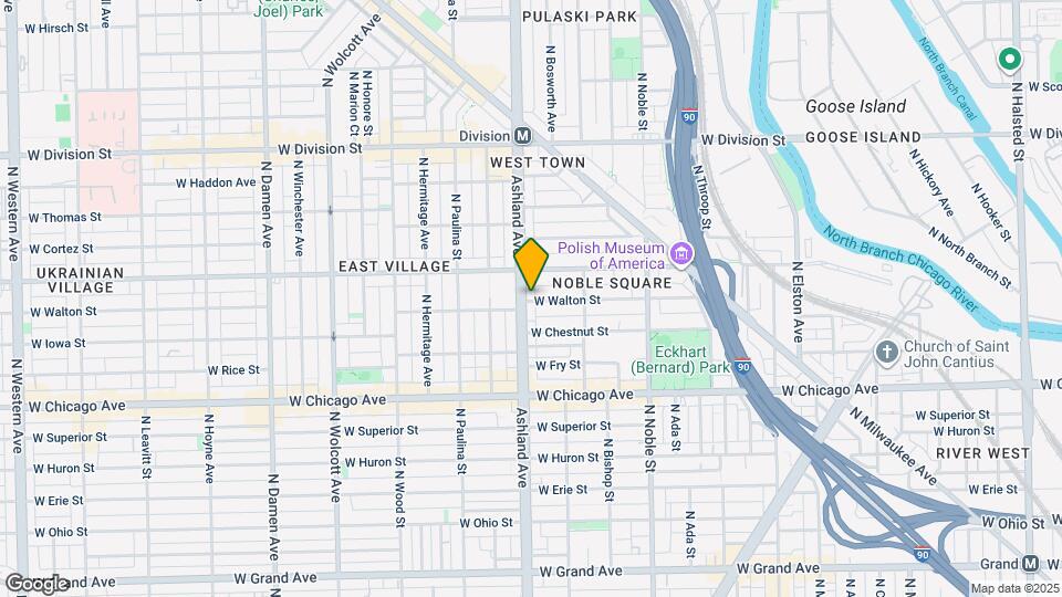 933 N Ashland Ave Mapa y Detalles de la Ubicación