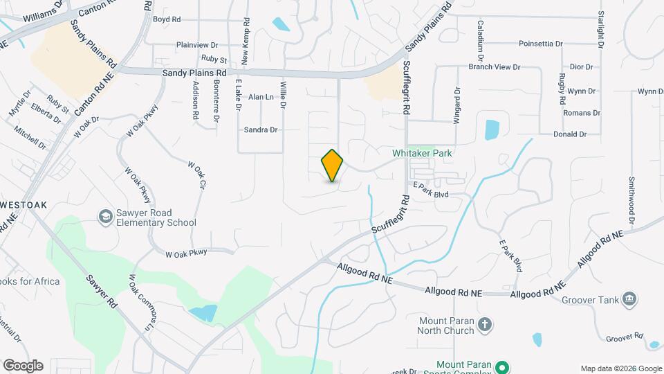 1357 Glenover Way Map and Location Details
