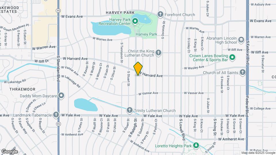 2520 S Raleigh St Map and Location Details