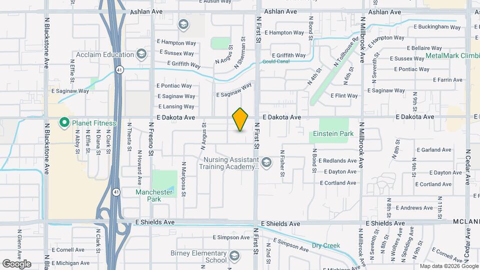 3046 E Robinson Ave Map and Location Details