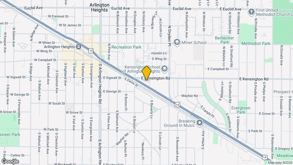 702 E Northwest Hwy Map and Location Details