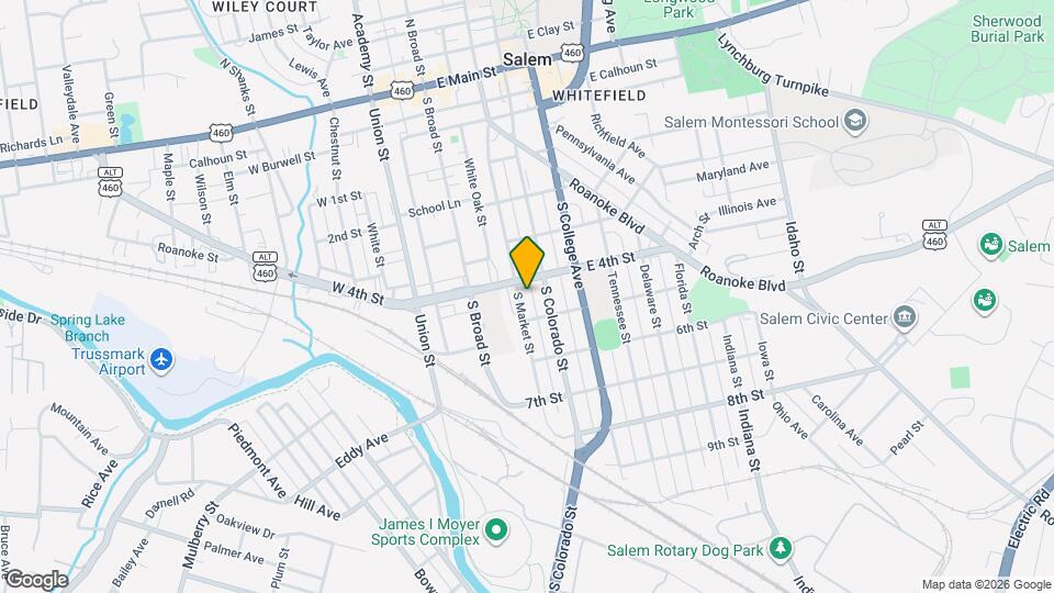 610 S Market St Mapa y Detalles de la Ubicación
