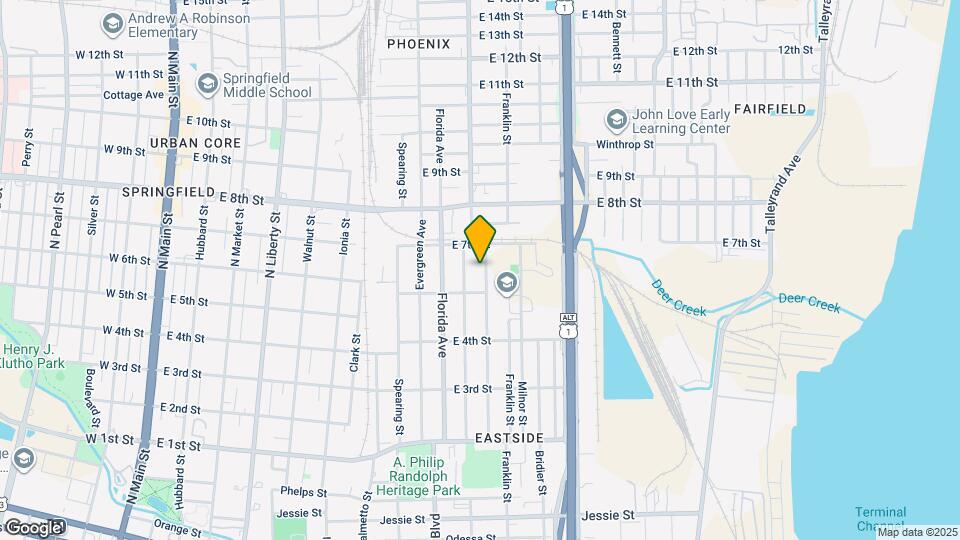1538 Harrison St Map and Location Details