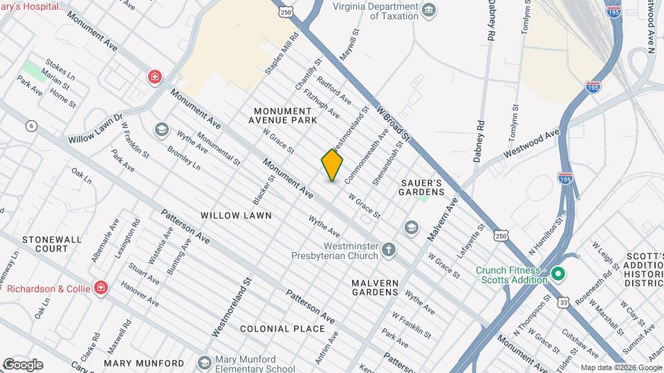 4505 W Grace St Map and Location Details