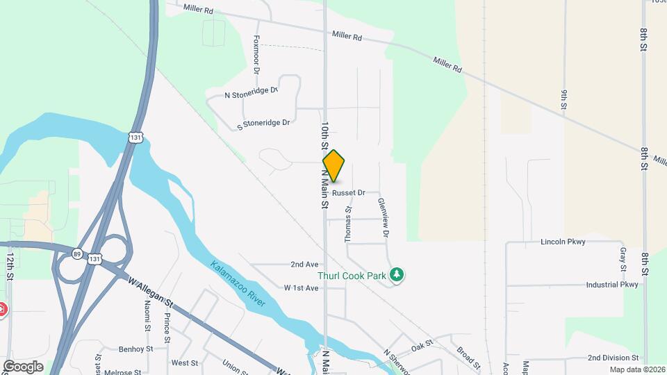 800 N Main St Map and Location Details