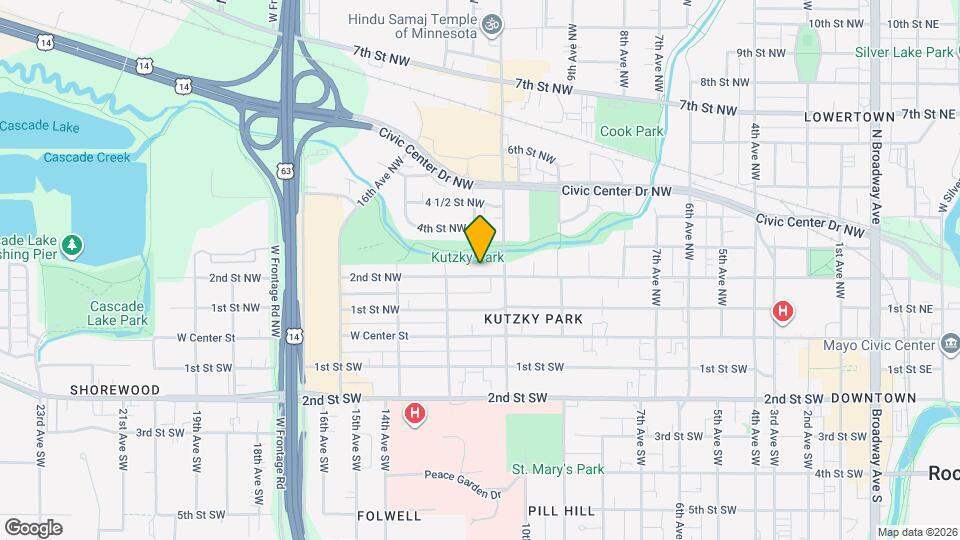 1123 2nd St NW, Unit B Map and Location Details