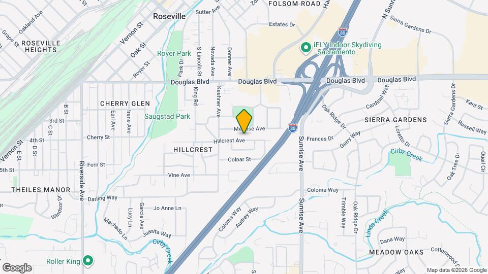 1015 Hillcrest Ave Mapa y Detalles de la Ubicación