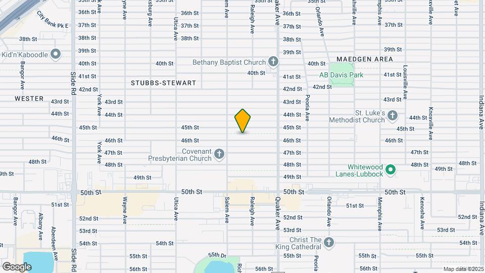 4508 46th St Map and Location Details