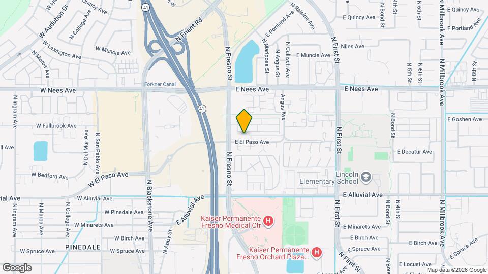 254 E El Paso Ave, Unit 104 Mapa y Detalles de la Ubicación