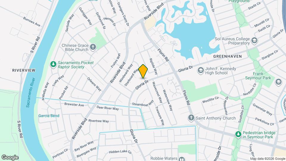 6844 Gloria Dr Map and Location Details