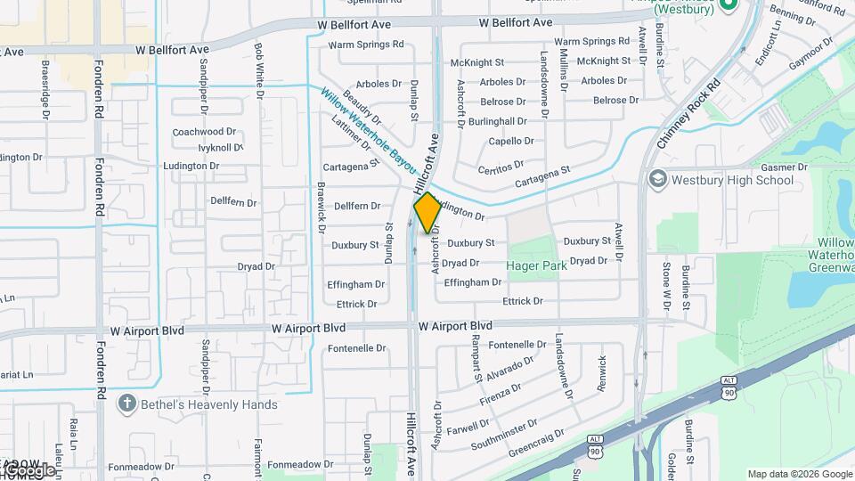 11930 Ashcroft Dr Map and Location Details