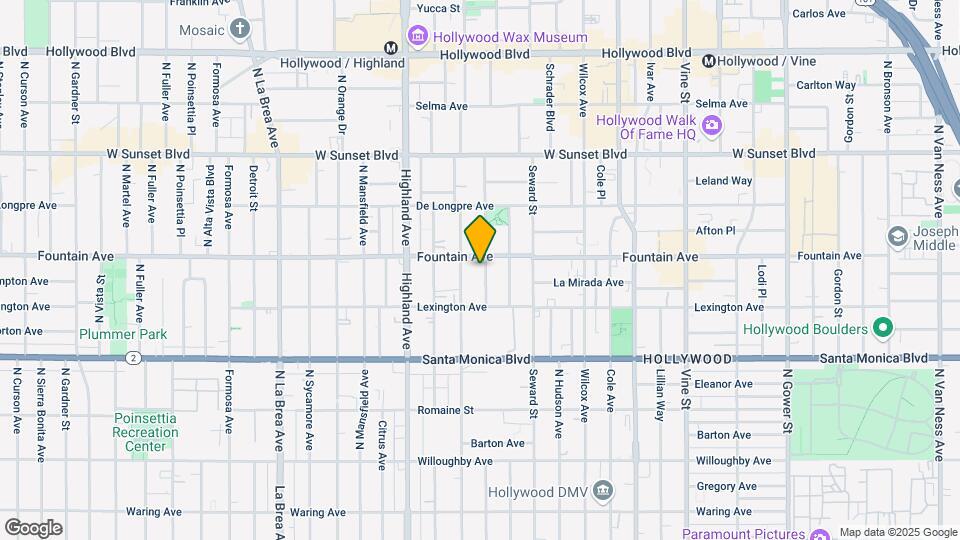 1243 N Cherokee Ave Mapa y Detalles de la Ubicación