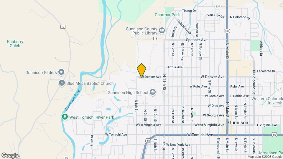 1011 W Denver Ave, Unit 1011B Map and Location Details