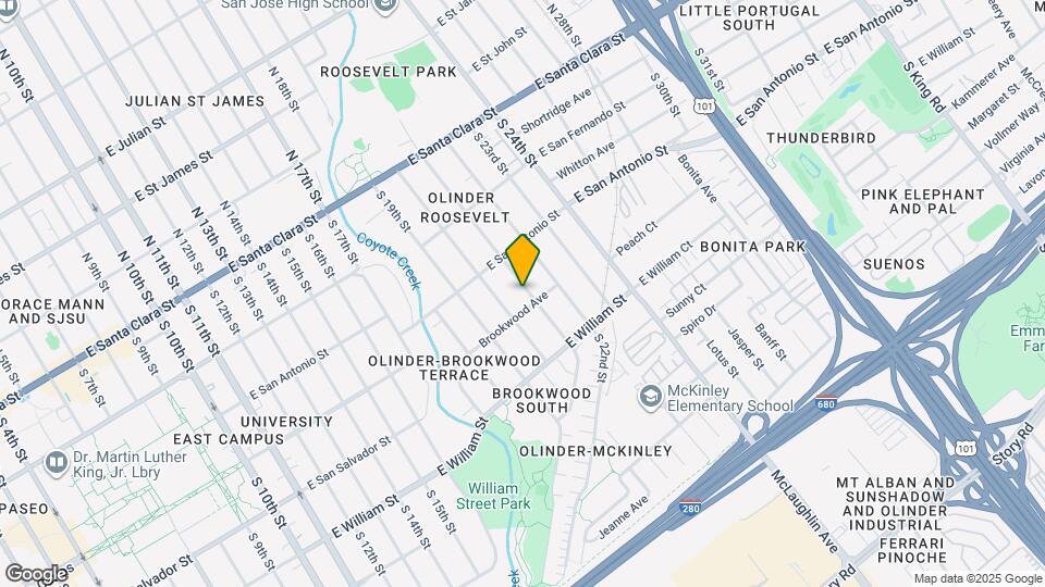 265 S 21st St Map and Location Details