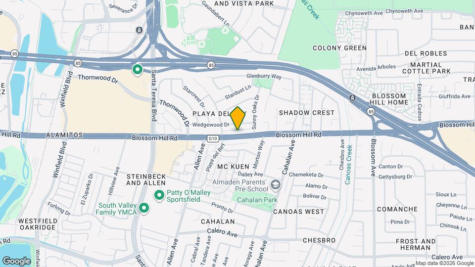 777 Blossom Hill Rd Map and Location Details