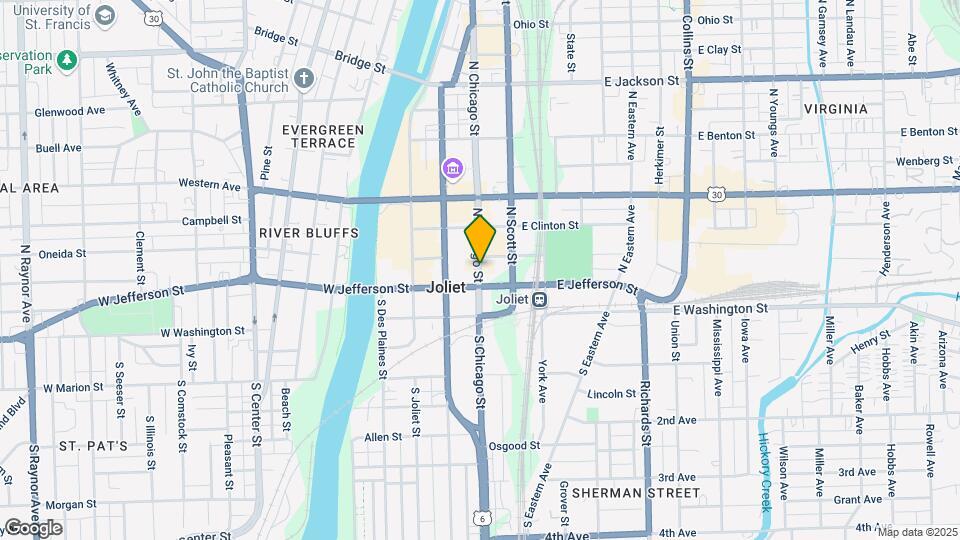 68 N Chicago St Map and Location Details