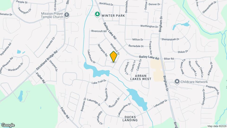 1960 Windlock Dr Map and Location Details