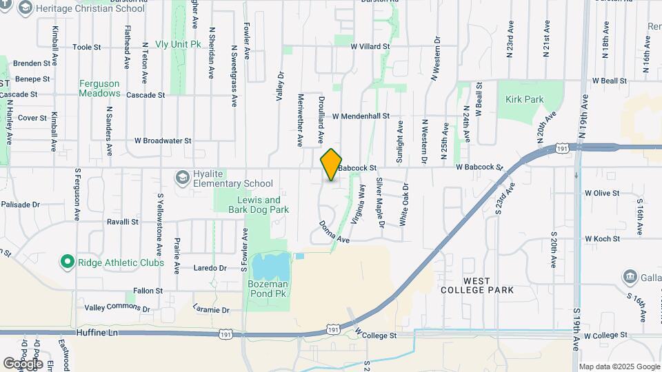 2942 W Babcock St Mapa y Detalles de la Ubicación