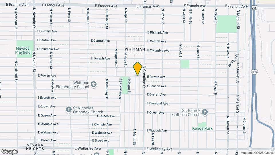 2004-2008 E Rowan Ave Map and Location Details
