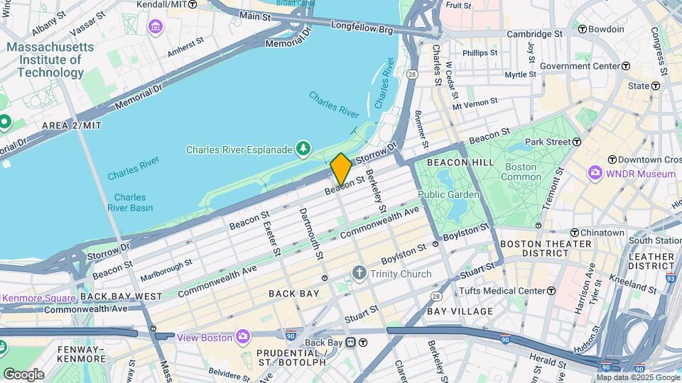 197 Beacon St, Unit BR Map and Location Details