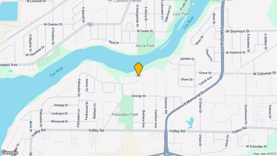 1500 Palisades Dr Map and Location Details