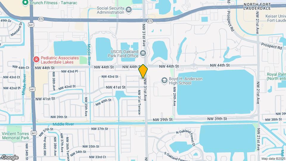 4231 NW 31st Ave, Unit 5 Map and Location Details
