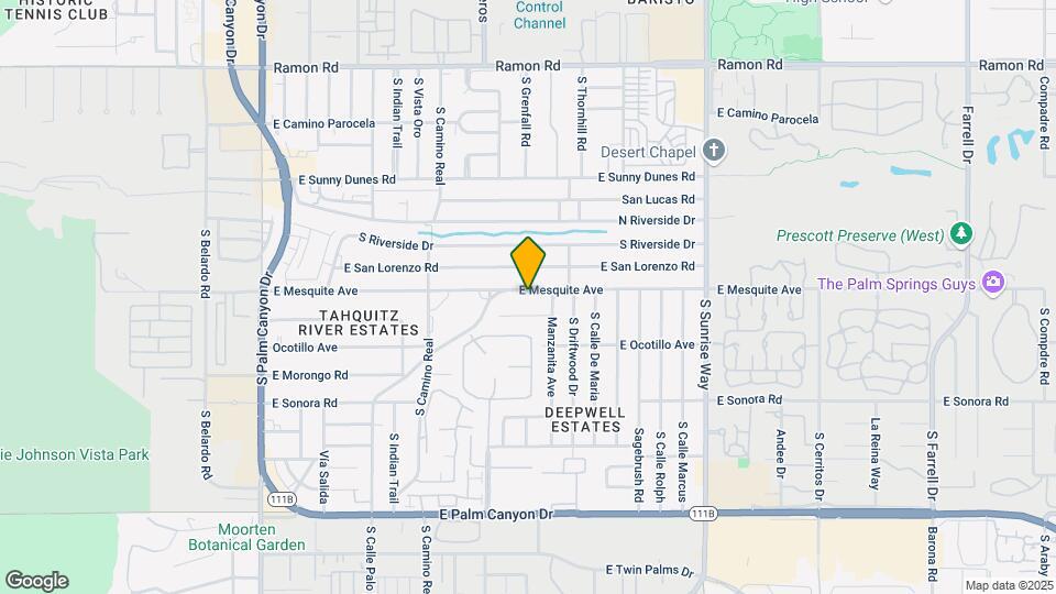 1155 E Mesquite Ave Map and Location Details