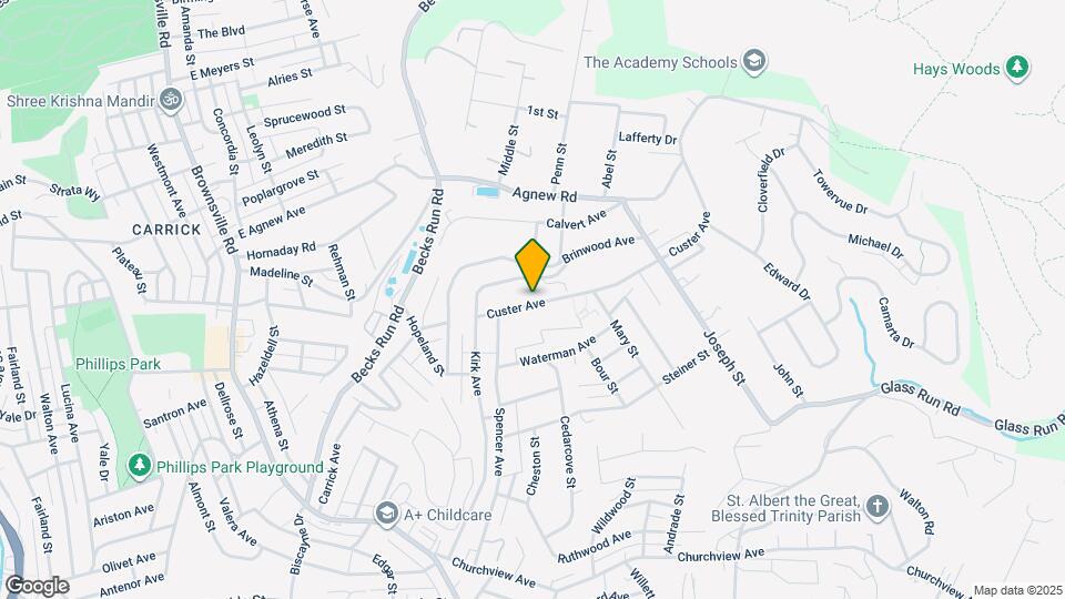 2729 Custer Ave Map and Location Details