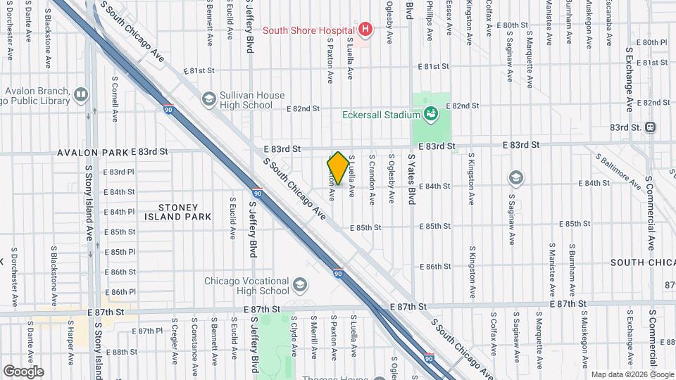 2207 E 84th St Map and Location Details