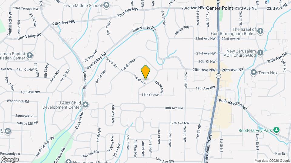 408 Tupelo Rd Map and Location Details