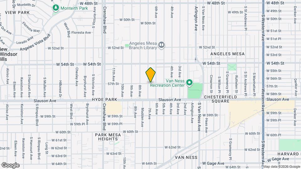 5700 7th Ave Mapa y Detalles de la Ubicación