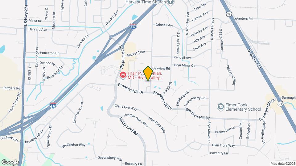 9028 S 28th St Map and Location Details