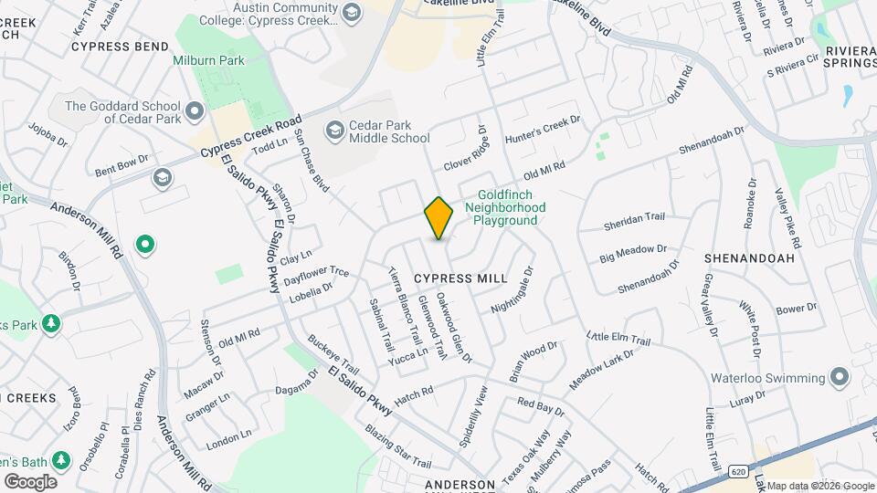 2623 Goldfinch Dr Map and Location Details
