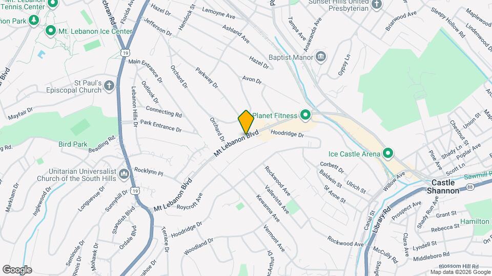 220 Mount Lebanon Blvd Map and Location Details