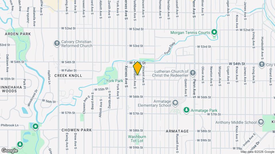 5451 Washburn Ave S Mapa y Detalles de la Ubicación