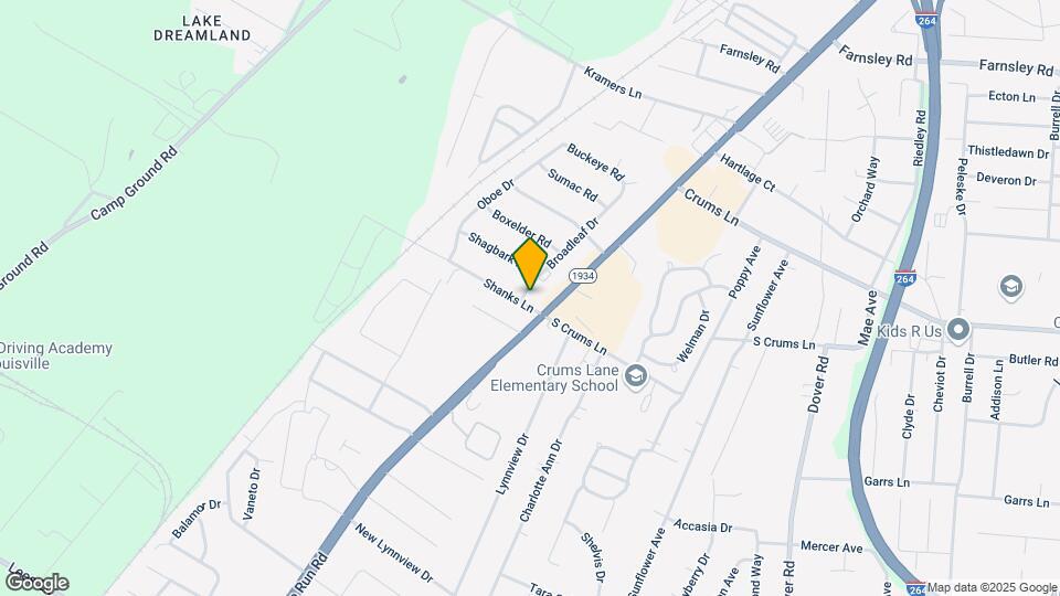 3401 Shanks Ln Map and Location Details