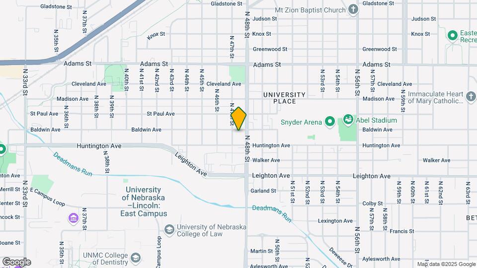 4719 Baldwin Ave Map and Location Details
