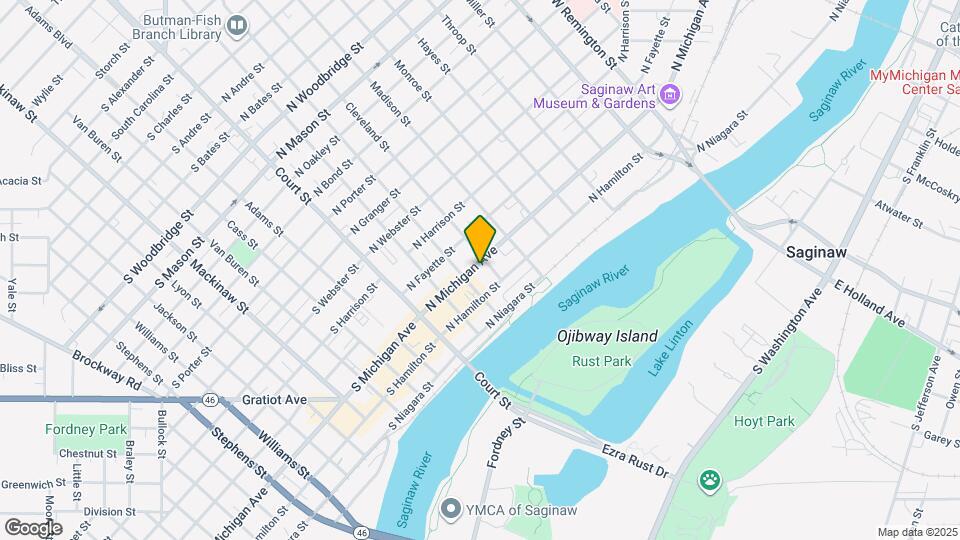 314 N Michigan Ave Map and Location Details