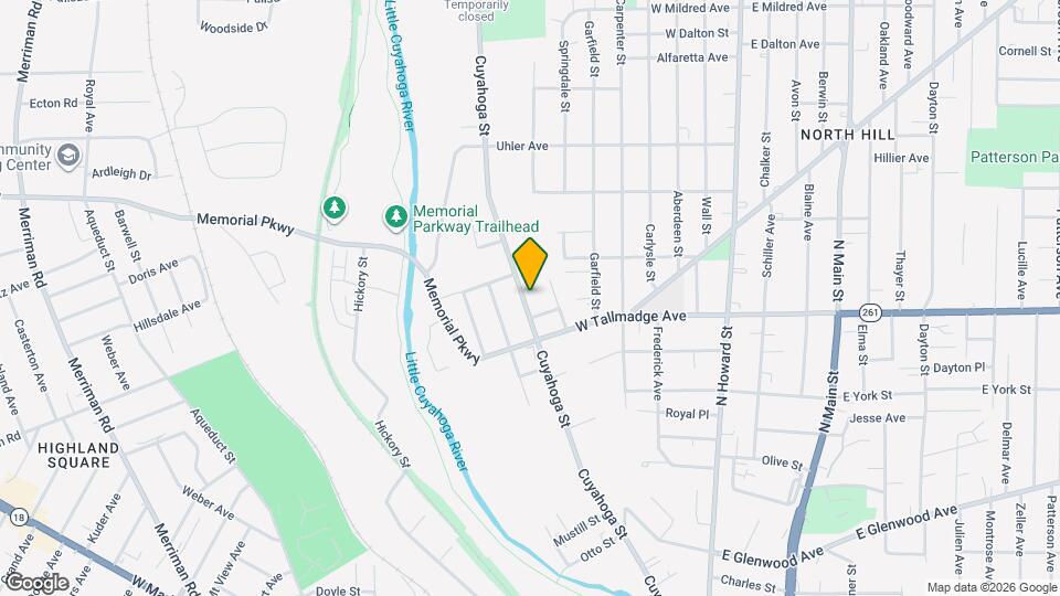 447 Cuyahoga St Map and Location Details