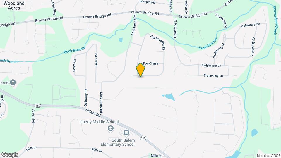 184 Fox Meadow Dr Map and Location Details