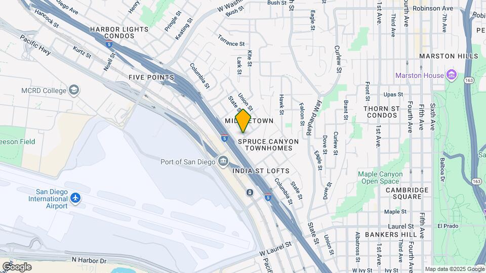 1406 Sassafras St Map and Location Details