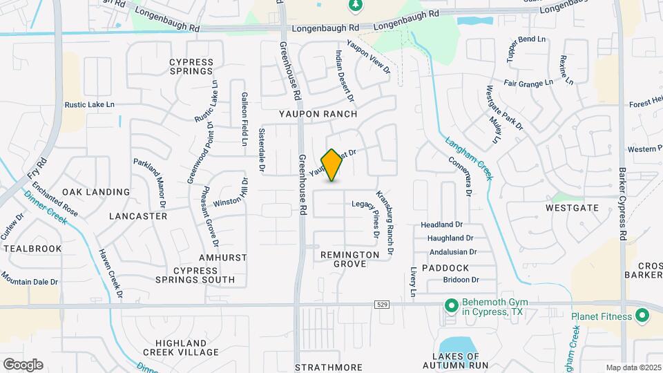 19126 Walbrook Meadows Ln Map and Location Details