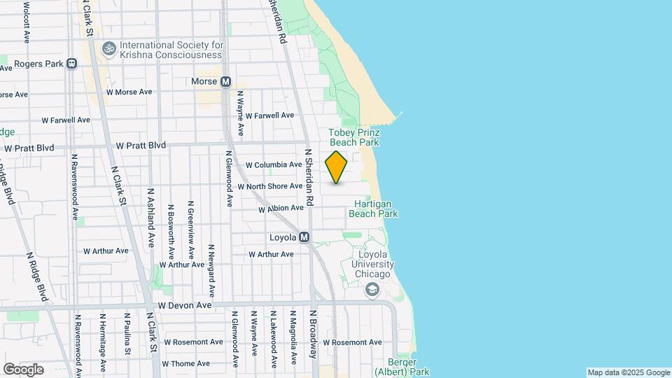 1123 W North Shore Ave Mapa y Detalles de la Ubicación