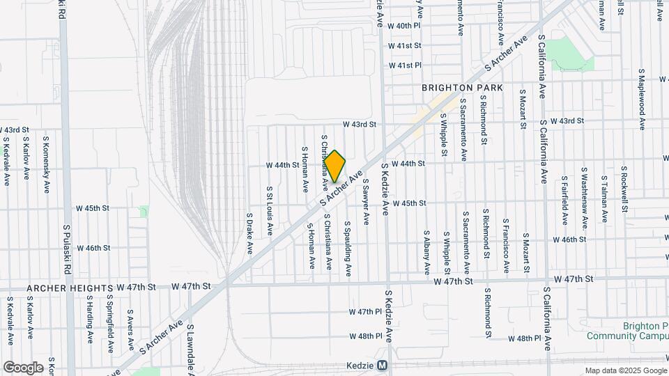 4446 S Archer Ave, Unit 2 Mapa y Detalles de la Ubicación