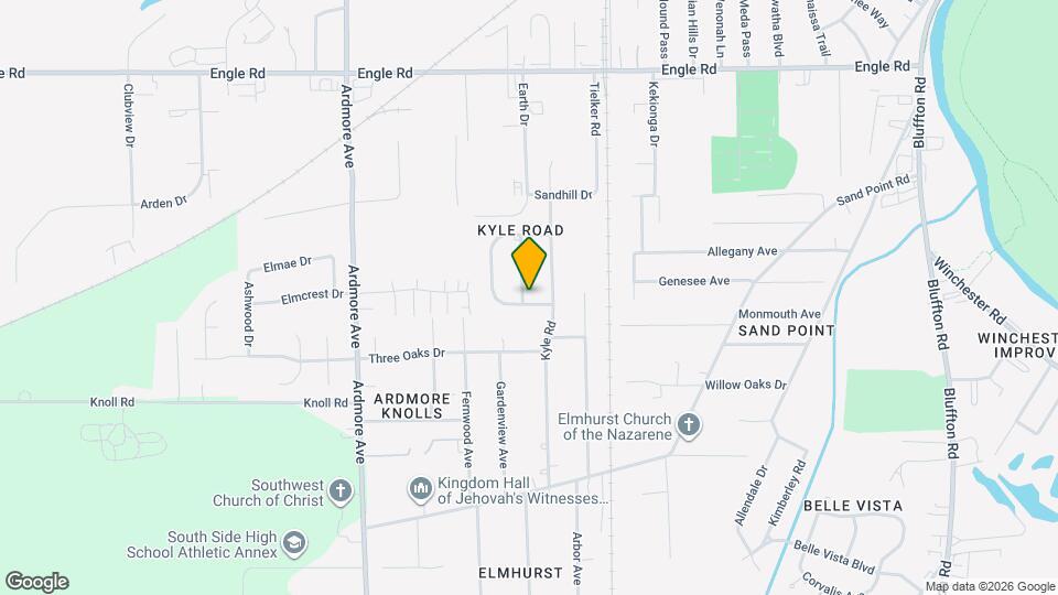 4737 Pine Crest Dr Map and Location Details
