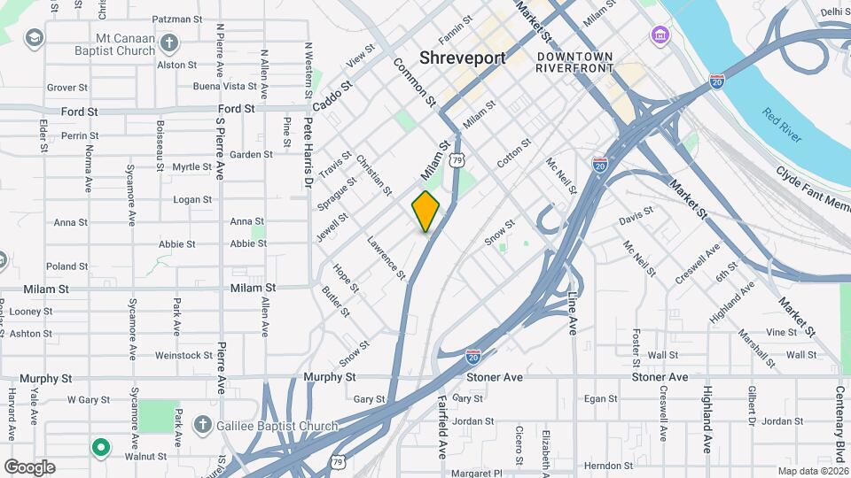 1002 Texas Ave Map and Location Details