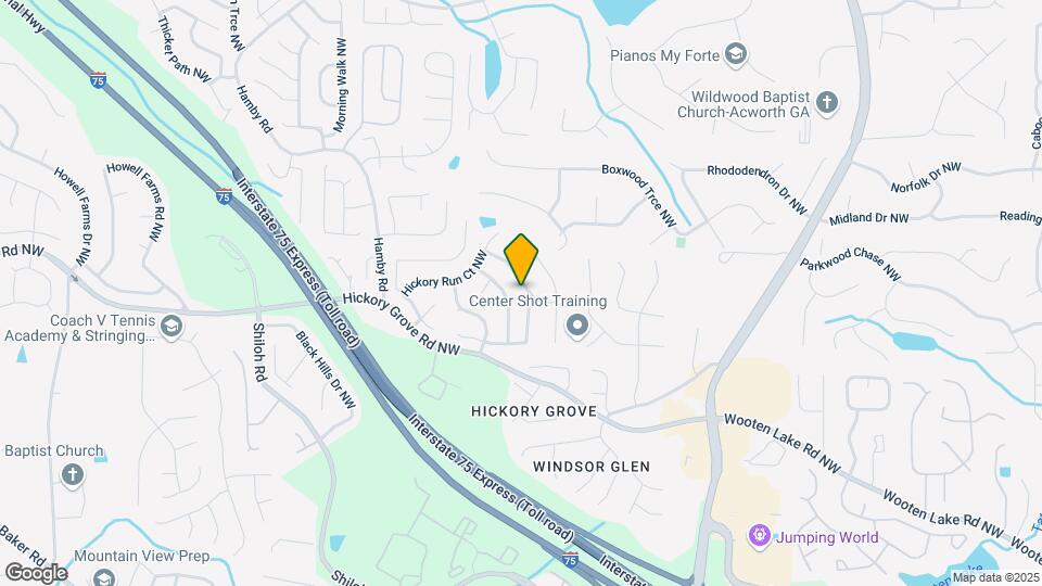 1817 Cres Hill Dr NW Map and Location Details