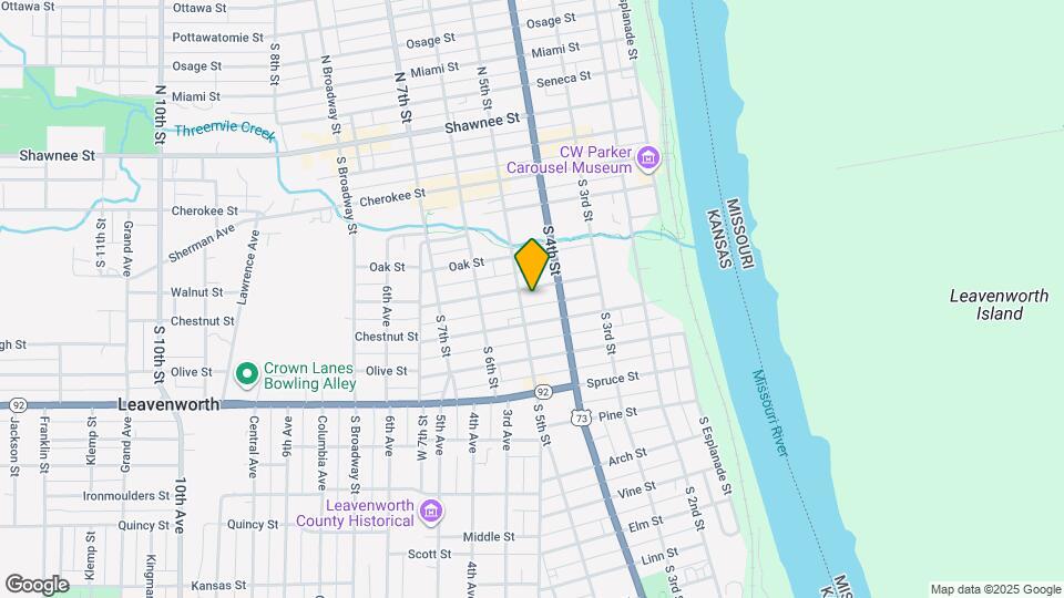 601 S 5th St Map and Location Details