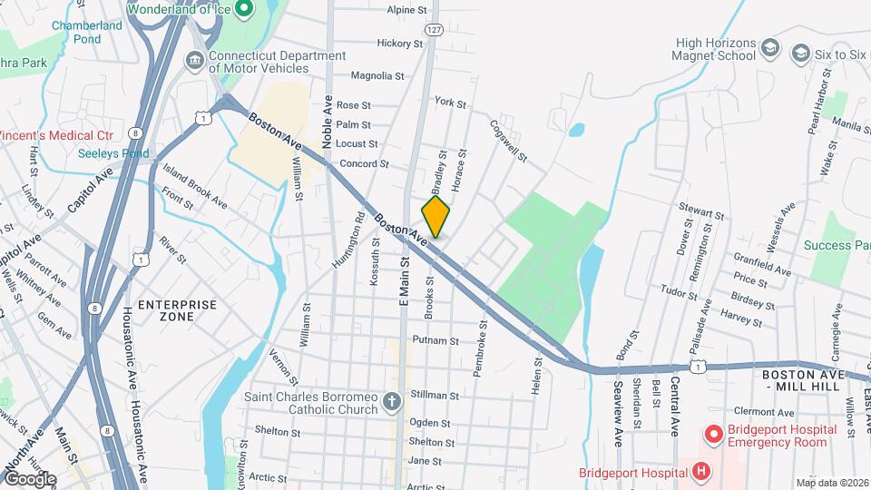 677 Boston Ave Map and Location Details