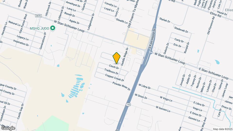 1303 Cinch Dr Map and Location Details